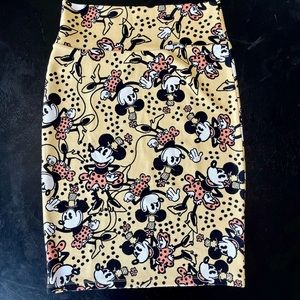 LuLaRoe Minnie Mouse Cassie Skirt Size Small